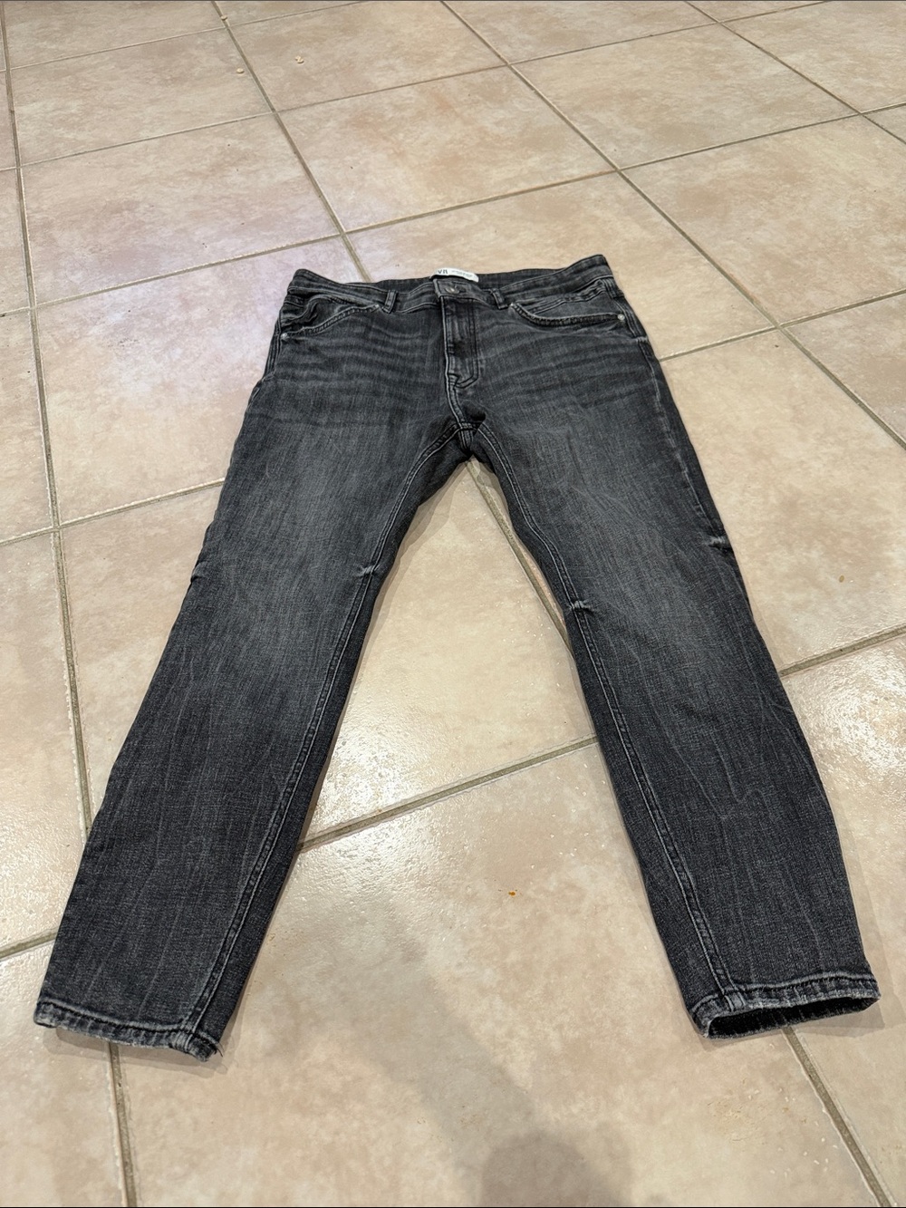 Zara size 34 Men's Slim Fit Black Washed Jeans @@@